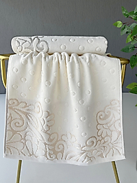 SARRA FİRUZE 2'Lİ GELİN&DAMAT HAVLUSU