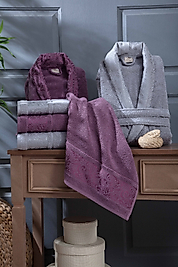 SARRA HOME ESRA AİLE BORNOZ SETİ